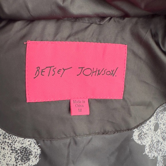 Betsey Johnson black parka - Picture 8 of 10